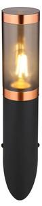 Globo 3157BC - Applique da esterno BOSTON 1xE27/23W/230V IP44 nero/rame