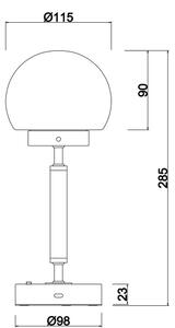 Globo 21033A-LED Lampada da tavolo ricaricabile HAKU LED/2,5W/5V 2700/4000/6500K antracite