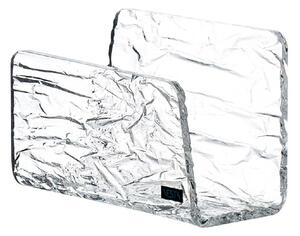 Vesta Portatovaglioli per fazzolettini in verticale in plexiglass dalle linee moderne Like Water Plexiglass Bianco Portatovaglioli da Tavolo