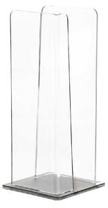 Vesta Portabicchieri verticale con struttura in plexiglass per bicchieri di plastica Like Water Plexiglass Bianco/Tortora