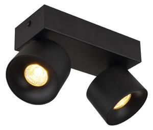 Globo 56961-2B - Faretto LED RAE 2xLED/6W/230V nero