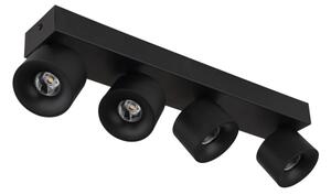 Globo 56961-4B - Faretto LED RAE 4xLED/6W/230V nero