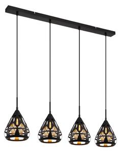 Globo 15889-4H - Lampadario a sospensione con filo HASSAN 4xE27/40W/230V
