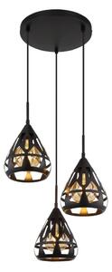 Globo 15889-3H - Lampadario a sospensione con filo HASSAN 3xE27/40W/230V