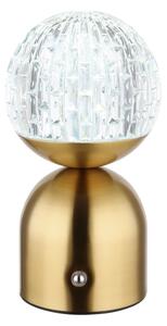 Globo 21007M-Lampada da tavolo LED dimmerabile con funzione Touch JULSY LED/2,5W/3,7V 2700/4000/6500K ottone