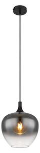 Globo 15548H - Lampadario a sospensione con filo MAXY 1xE27/40W/230V diametro 24 cm nero