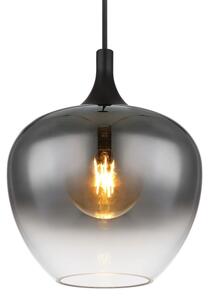 Globo 15548H - Lampadario a sospensione con filo MAXY 1xE27/40W/230V diametro 24 cm nero
