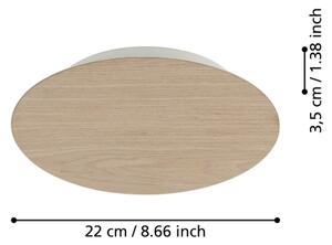 Eglo 901739 - Applique a LED ALAMILO LED/9,2W/230V 3000K beige