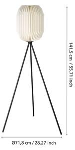 Eglo 44104 - Lampada con piedistallo BELGRAVE 1xE27/40W/230V
