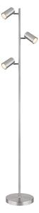 Globo 57910S - Lampada con piedistallo ROBBY 3xGU10/5W/230V cromo opaco