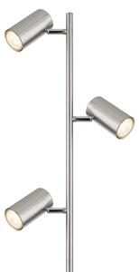 Globo 57910S - Lampada con piedistallo ROBBY 3xGU10/5W/230V cromo opaco