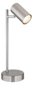 Globo 57910T - Lampada da tavolo ROBBY 1xGU10/5W/230V cromo opaco