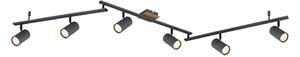 Globo 57910-6G - Faretto ROBBY 6xGU10/35W/230V antracite