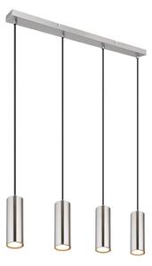 Globo 57911-4H - Lampadario a sospensione con filo ROBBY 4xGU10/35W/230V cromo opaco