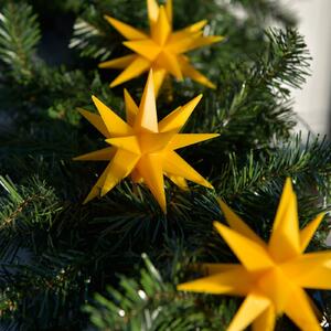 STERNTALER Catena luminosa LED con 9 stelle da esterni giallo