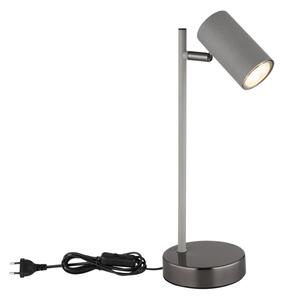 Globo 57911TS - Lampada da tavolo ROBBY 1xGU10/5W/230V grigio/antracite