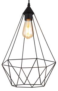 Globo 15745H1 - Lampadario a sospensione con filo ZACHARY 1xE27/60W/230V diametro 30 cm