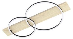 Eglo 901716 - Plafoniera LED BOYAL 2xLED/12W/230V 3000K beige/nero