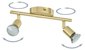 Eglo 33185 - Faretto LED BUZZ-LED 2xGU10/2,8W/230V 3000K oro