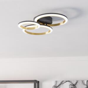 Eglo 901224 - Plafoniera LED dimmerabile CALLIERA LED/20W/230V nero/oro