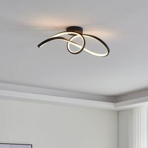 Eglo 901158-Plafoniera dimmerabile RGBW CALAROSSA-Z LED/22W/230V nero