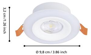 Eglo 901117- Set da 3 lampade da bagno LED RGB dimmerabili CALONGE 3,8W/230V IP44 + telecomando