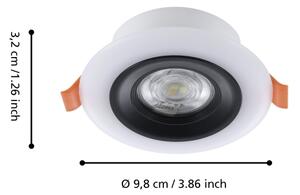 Eglo 901118 - Set 3x LED RGB dimmerabile lampada da bagno CALONGE 3,8W/230V IP44 + telecomando