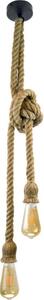 Lampadario LED a sospensione con filo ROPE 2xE27/10W/230V