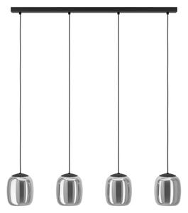 Eglo 901193 - Lampadario a sospensione con filo CIAMPINO 4xE27/28W/230V grigio