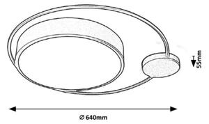 Rabalux - Plafoniera LED/48W/230V