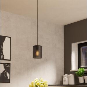 Eglo 901162 - Lampadario a sospensione con filo COLOMERA 1xE27/40W/230V grigio