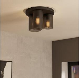 Eglo 901161 - Plafoniera COLOMERA 3xE27/40W/230V grigio