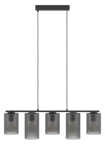 Eglo 901163 - Lampadario a sospensione con filo COLOMERA 5xE27/40W/230V grigio