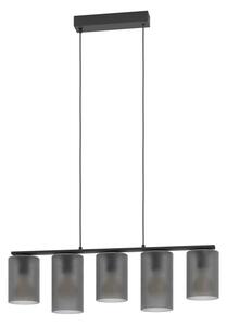 Eglo 901163 - Lampadario a sospensione con filo COLOMERA 5xE27/40W/230V grigio