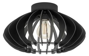 Eglo 900999 - Plafoniera COSSANO 1xE27/40W/230V diametro 38 cm nero