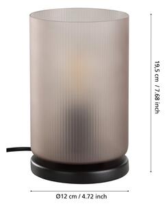 Eglo 901164 - Lampada da tavolo COLOMERA 1xE27/40W/230V grigio