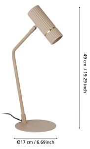 Eglo 901154 - Lampada da tavolo LED CAMINIA 1xGU10/5W/230V 3000K beige