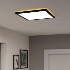 Eglo 901456 - Lampada LED dimmerabile da esterno ROVITO-R 17,6W/230V 39x39cm IP44 nero + +TC