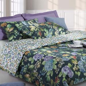 Set di lenzuola flanella Alexandra reversibile verde king size