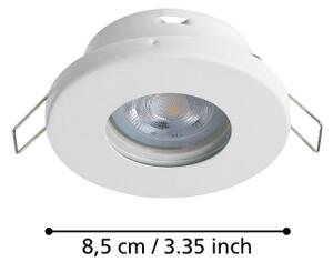 Eglo 901759 - SET 3xLED Lampada da bagno FAVAZZINA 1xGU10/4W/230V IP44 bianco