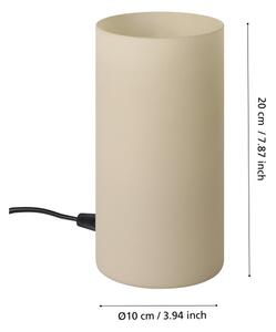 Eglo 901067 - Lampada da tavolo GEO 1xE14/40W/230V beige