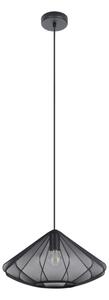 Eglo 43995 - Lampadario a sospensione con filo DOLWEN 1xE27/40W/230V diametro 42,5 cm nero