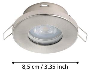 Eglo 901761 - SET 3xLED Lampada da bagno FAVAZZINA 1xGU10/4W/230V IP44 cromo