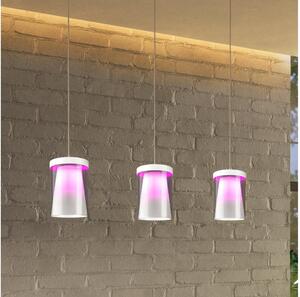 Eglo 901122-LED RGBW Lampadario dimmerabile a sospensione con filo CHIUSELLO-Z 3xLED/3,7W/230V bianco