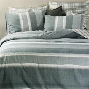 Caleffi copripiumino singolo grigio Denim in cotone
