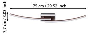 Eglo 901219 - Plafoniera LED LUNGOLAGO LED/12W/230V 4000K rame