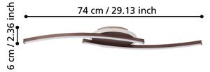 Eglo 901221 - Plafoniera LED LUNGOLAGO LED/12W/230V 4000K rame