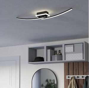 Eglo 901217 - Plafoniera LED LUNGOLAGO LED/12W/230V 4000K nero