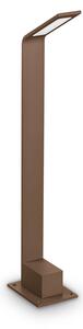 Paletto Contemporaneo Agos Alluminio Coffee Led Integrato 6,5W 4000K Ip54