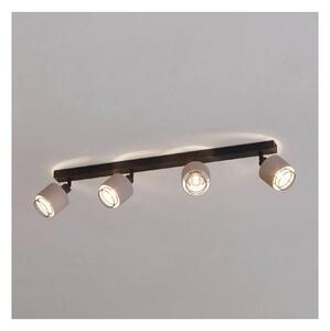 Eglo 43659 - Faretto ROSLEY 4xE14/40W/230V nero/beige